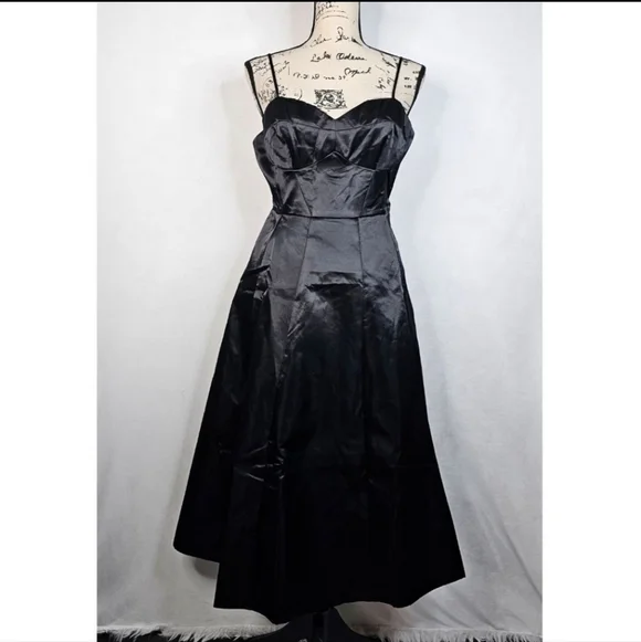 Lulus black A line formal dress sz L NWT - Picture 2 of 9